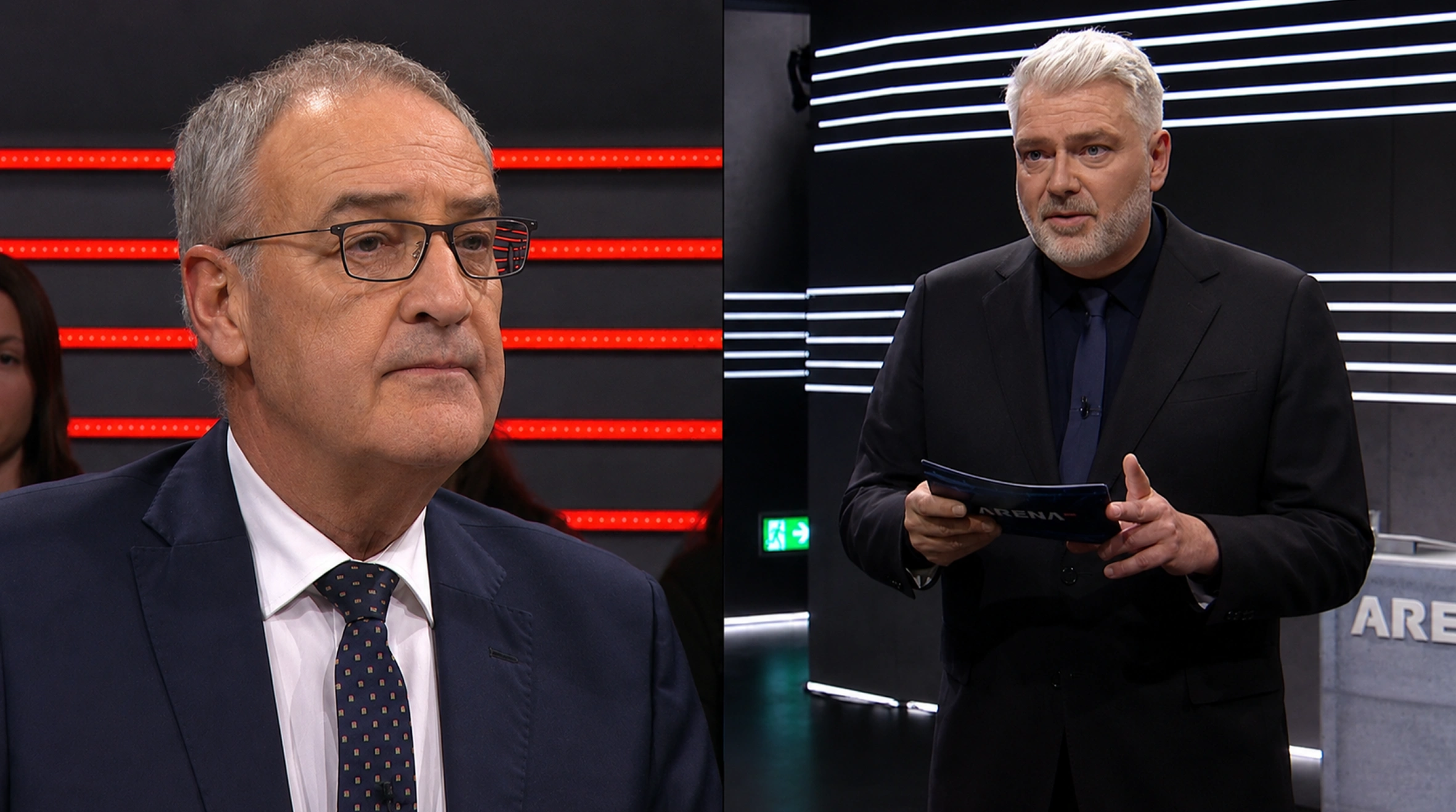 Sandro Brotz und Guy Parmelin